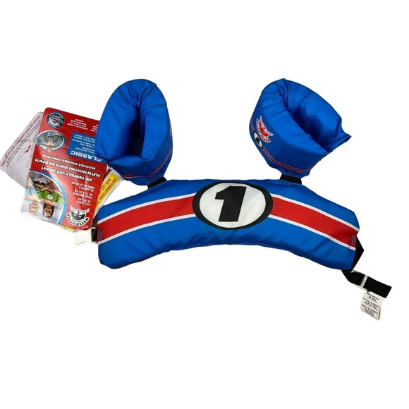 Airhead Water Otter Classic Life Jacket  Kids 33-55 lbs   NWT  Race Car - Picture 2 of 8